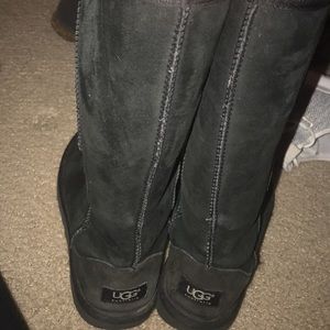 Black tall UGGS